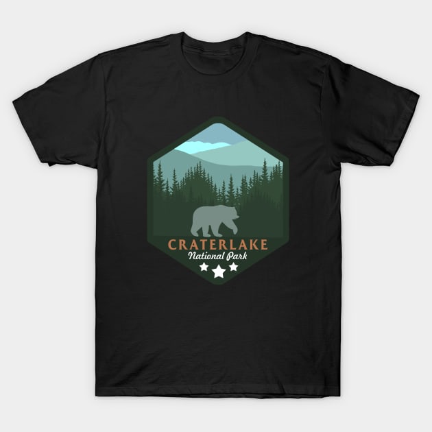 Crater lake National Parks T-Shirt by Tonibhardwaj